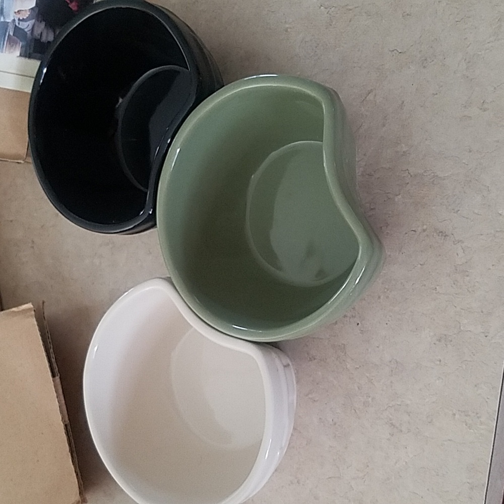 3 longaberger bowls